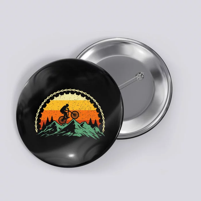 Mountain Biking Gear Bike Rider Mtb Lover Cyclist Downhill Button