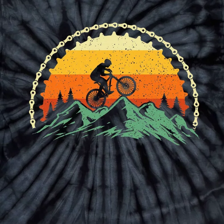 Mountain Biking Gear Bike Rider Mtb Lover Cyclist Downhill Tie-Dye T-Shirt