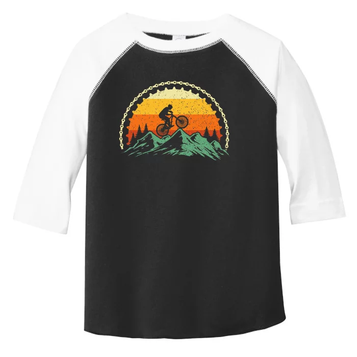 Mountain Biking Gear Bike Rider Mtb Lover Cyclist Downhill Toddler Fine Jersey T-Shirt