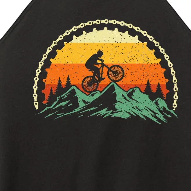 Mountain Biking Gear Bike Rider Mtb Lover Cyclist Downhill Women’s Perfect Tri Rocker Tank