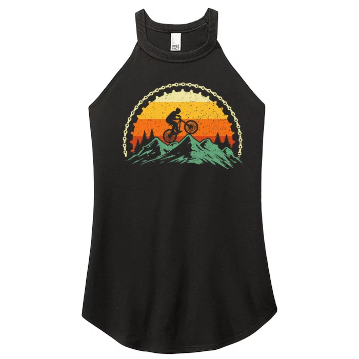 Mountain Biking Gear Bike Rider Mtb Lover Cyclist Downhill Women’s Perfect Tri Rocker Tank