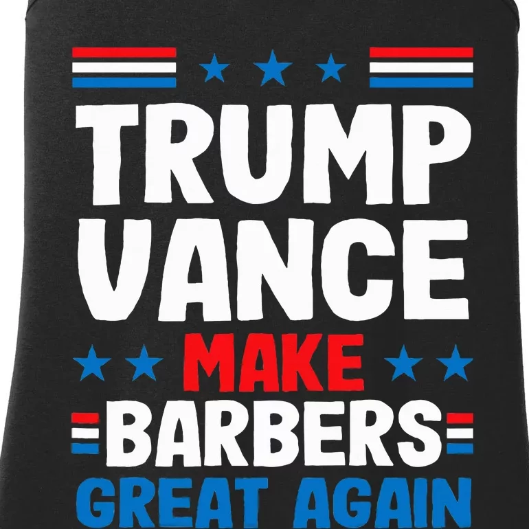 Make Barbers Great Again Barbers For Trump Vance 2024 Ladies Essential Tank