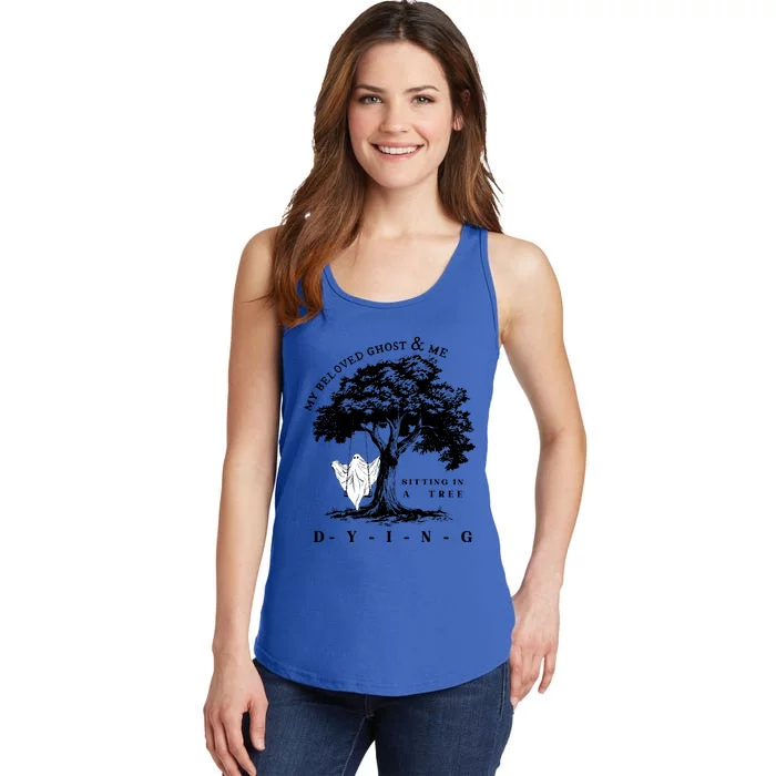 My Beloved Ghost & Me Sitting In A Tree Dying Ladies Essential Tank