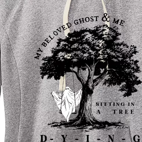 My Beloved Ghost & Me Sitting In A Tree Dying Women's Fleece Hoodie