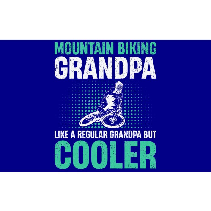 Mountain Bike Grandpa Like A Regular Grandpa But Cooler Bumper Sticker