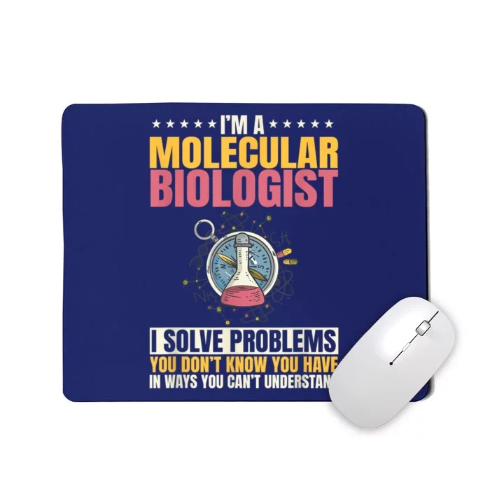 Molecular Biologist Genetic Scientist DNA Biology Science Mousepad