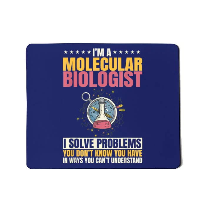 Molecular Biologist Genetic Scientist DNA Biology Science Mousepad