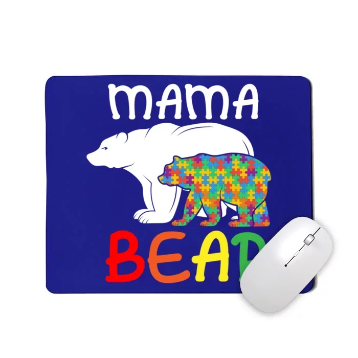 Mama Bear Gift Unique Autism Mom Autistic Mother Support Gift Mousepad