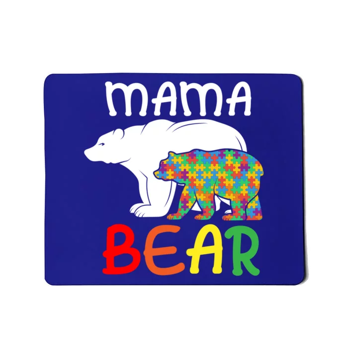 Mama Bear Gift Unique Autism Mom Autistic Mother Support Gift Mousepad