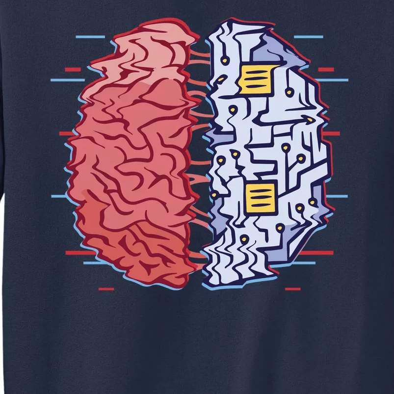 Machine Brain Glitch Sweatshirt