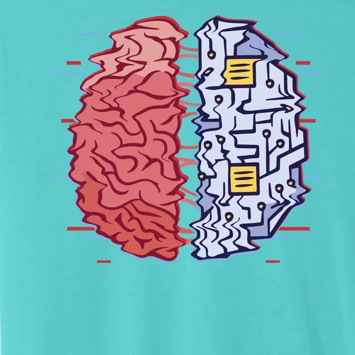 Machine Brain Glitch ChromaSoft Performance T-Shirt