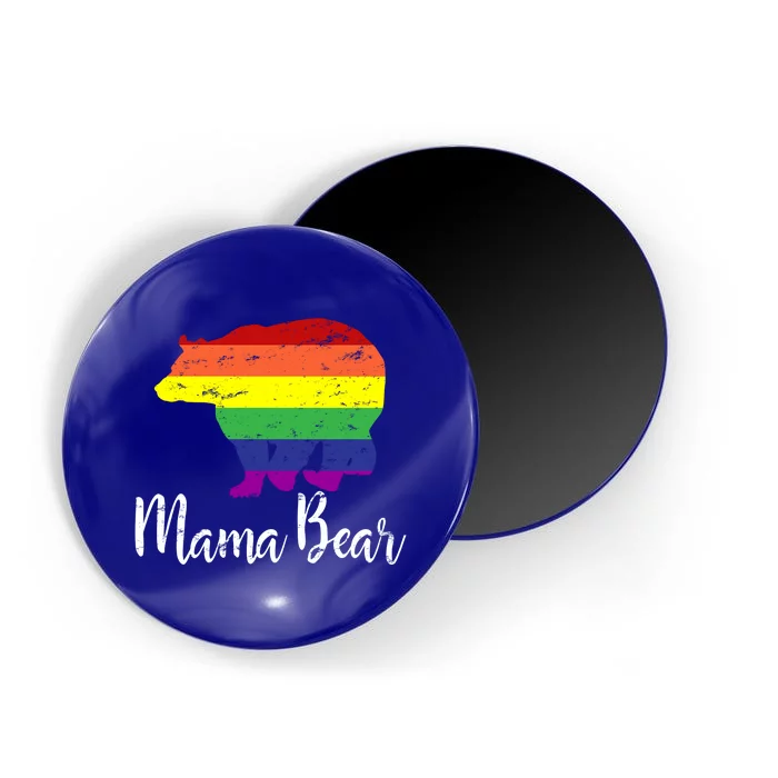 Mama Bear Gay Pride Proud Mom Rainbow Lgbt Lgbtq Funny Gift Magnet