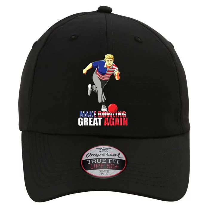 Make Bowling Great Again Funny Trump Bowling Gift The Original Performance Cap