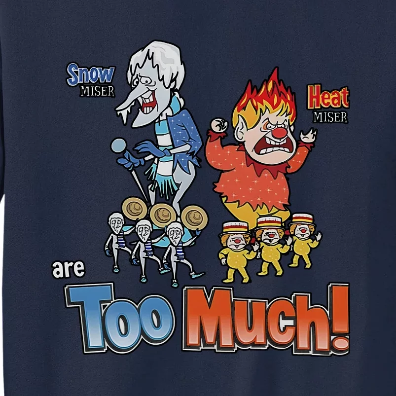 Miser Brothers Heating And Cooling Funny Brothers Tall Sweatshirt