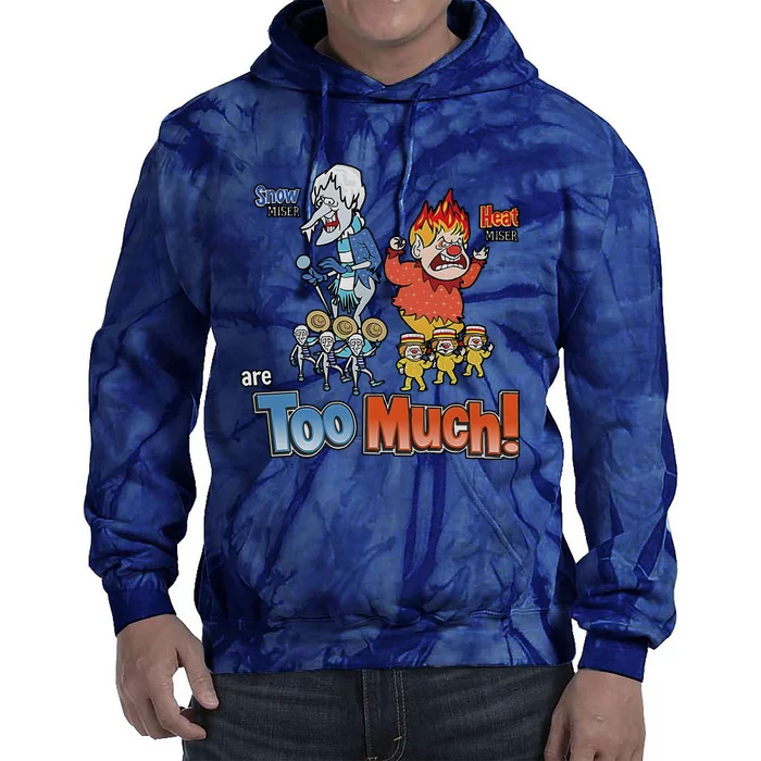 Miser Brothers Heating And Cooling Funny Brothers Tie Dye Hoodie