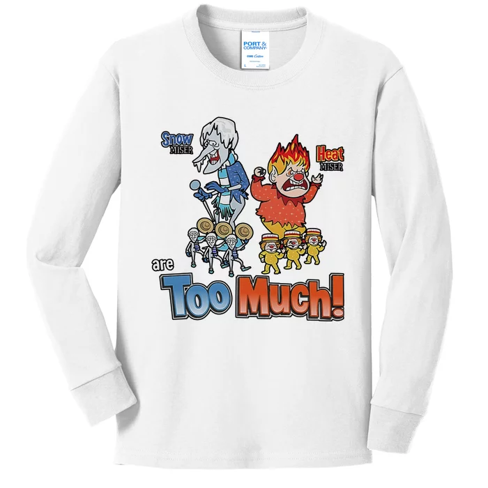 Miser Brothers Heating And Cooling Funny Brothers Kids Long Sleeve Shirt