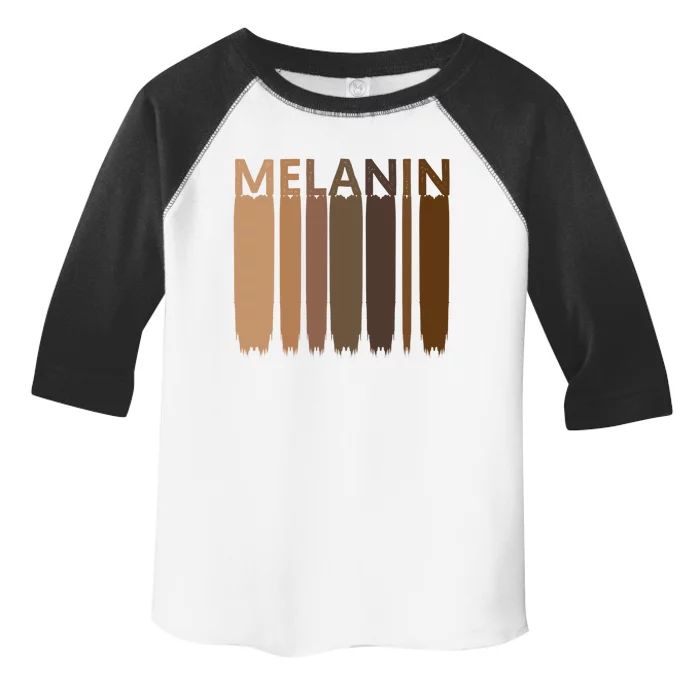 Melanin Black History Month Afrocentric Black Pride Cool Gift Toddler Fine Jersey T-Shirt