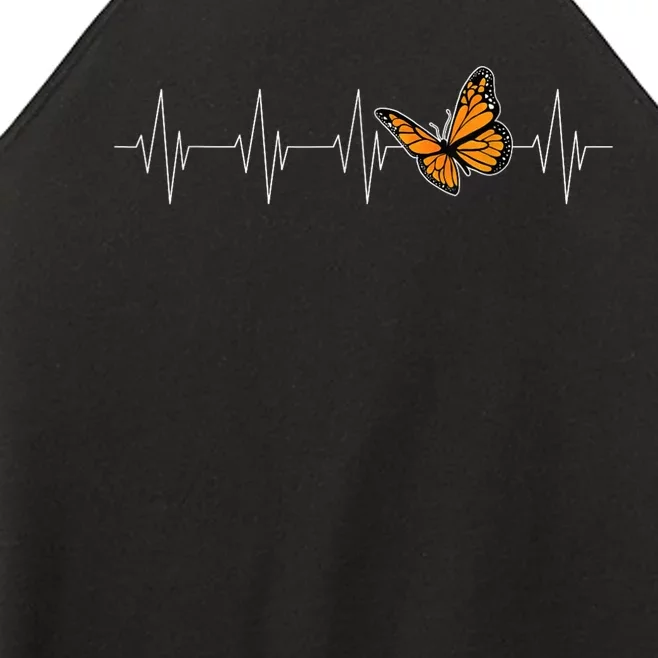 Monarch Butterflies Heartbeat Cute Milkweed Butterfly Lover Women’s Perfect Tri Rocker Tank