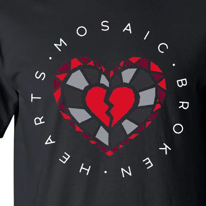 Mosaic Broken Hearts Tall T-Shirt