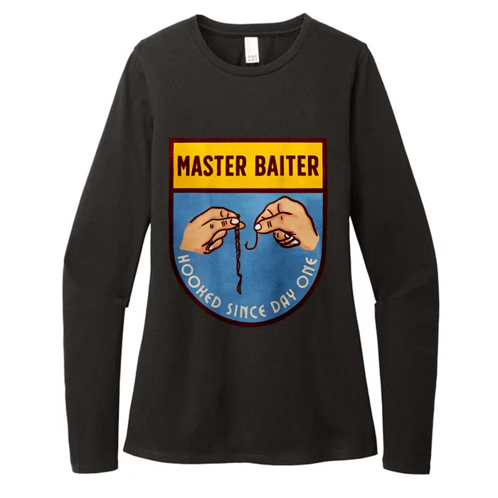 Master Baiter Hooked Since Day One Womens CVC Long Sleeve Shirt