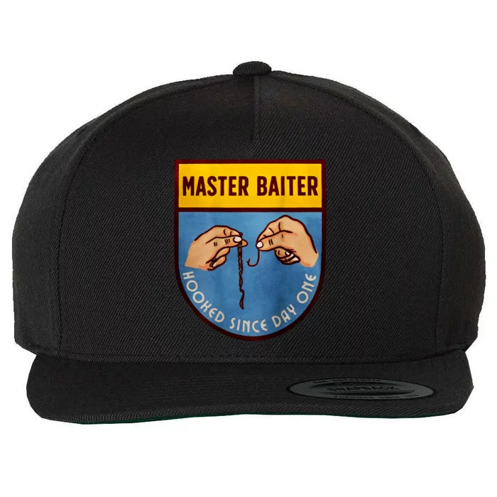 Master Baiter Hooked Since Day One Wool Snapback Cap