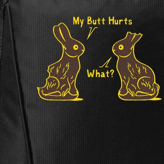 My Butt Hurts What Funny Easter Bunny City Backpack