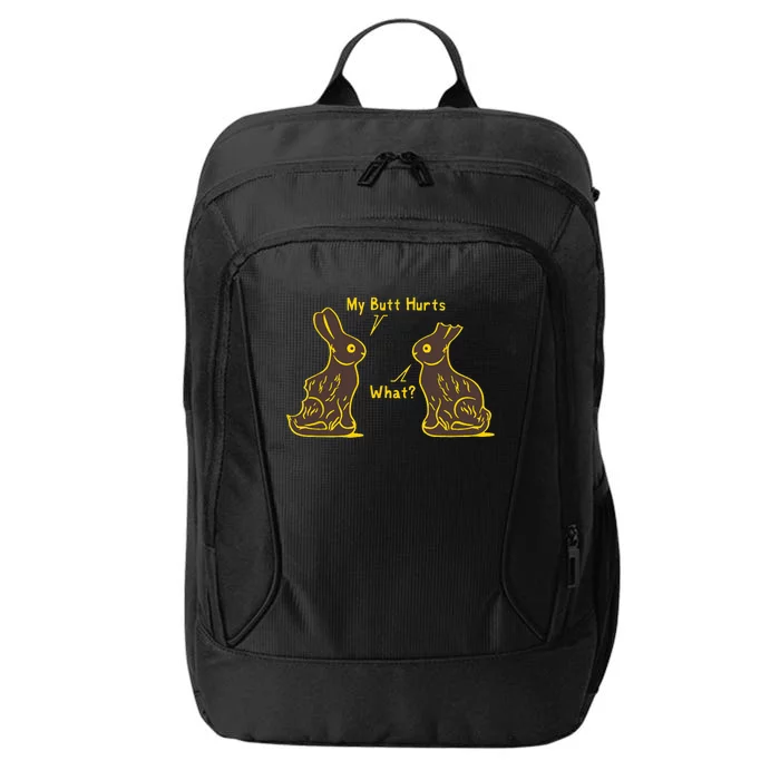 My Butt Hurts What Funny Easter Bunny City Backpack