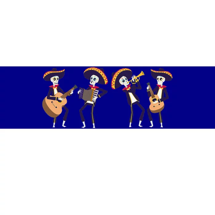 Mariachi Band Halloween Bumper Sticker