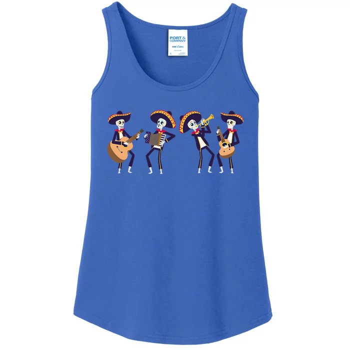 Mariachi Band Halloween Ladies Essential Tank