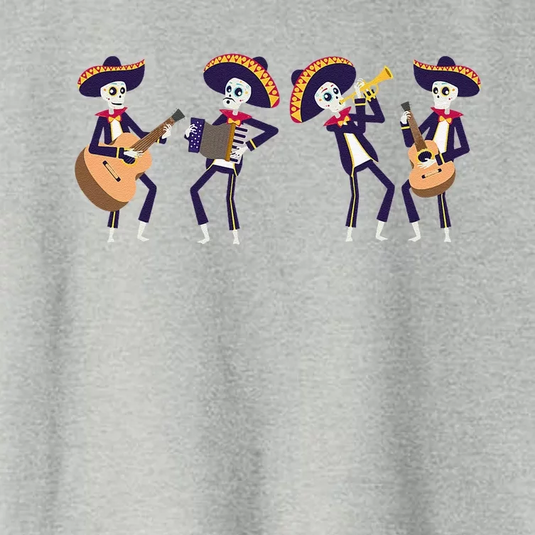 Mariachi Band Halloween Women's Crop Top Tee