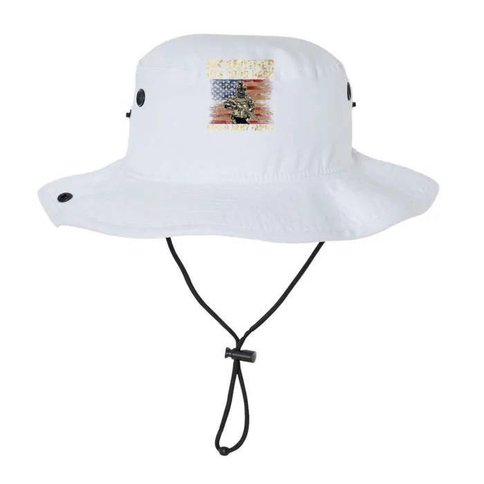 My Brother Has Your Back Proud Army Family Veteran Brother Gift Legacy Cool Fit Booney Bucket Hat