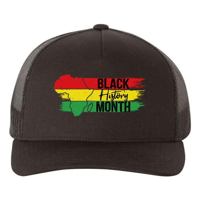 Map Black History Month Gift Yupoong Adult 5-Panel Trucker Hat