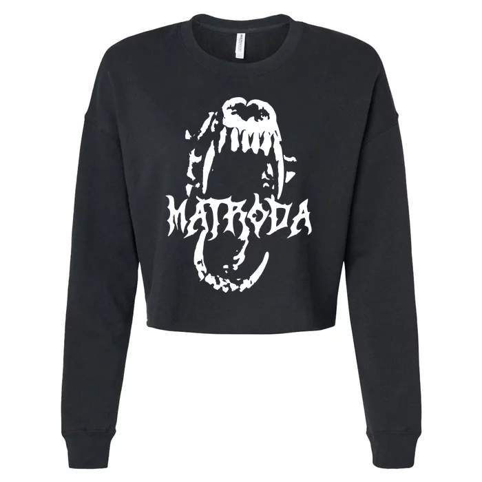 Matroda Bite Heavyweight Cropped Pullover Crew