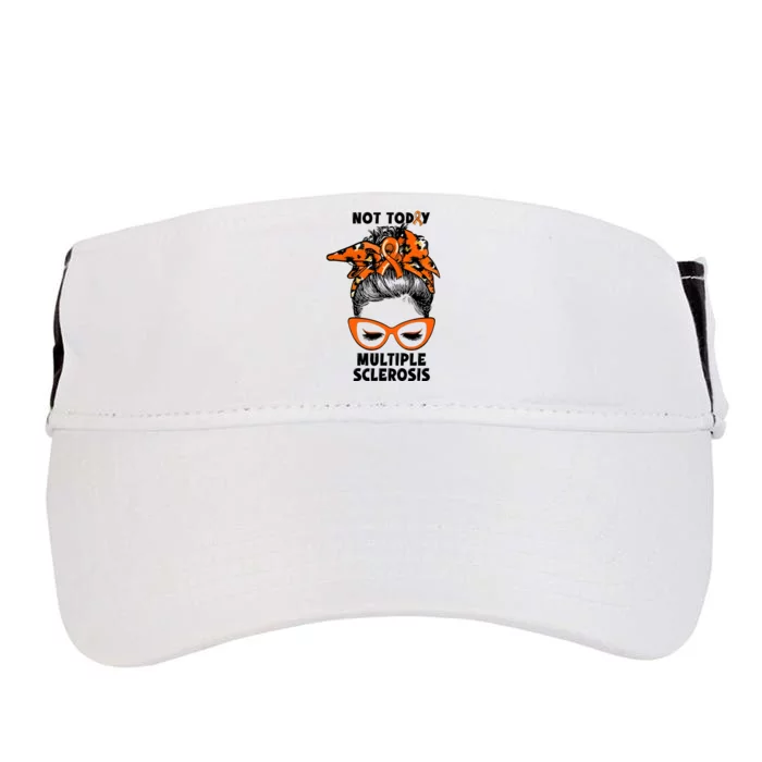 Messy Bun Hair Multiple Sclerosis Awareness Adult Drive Performance Visor