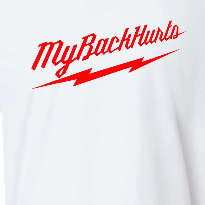 My Back Hurts Sueded Cloud Jersey T-Shirt