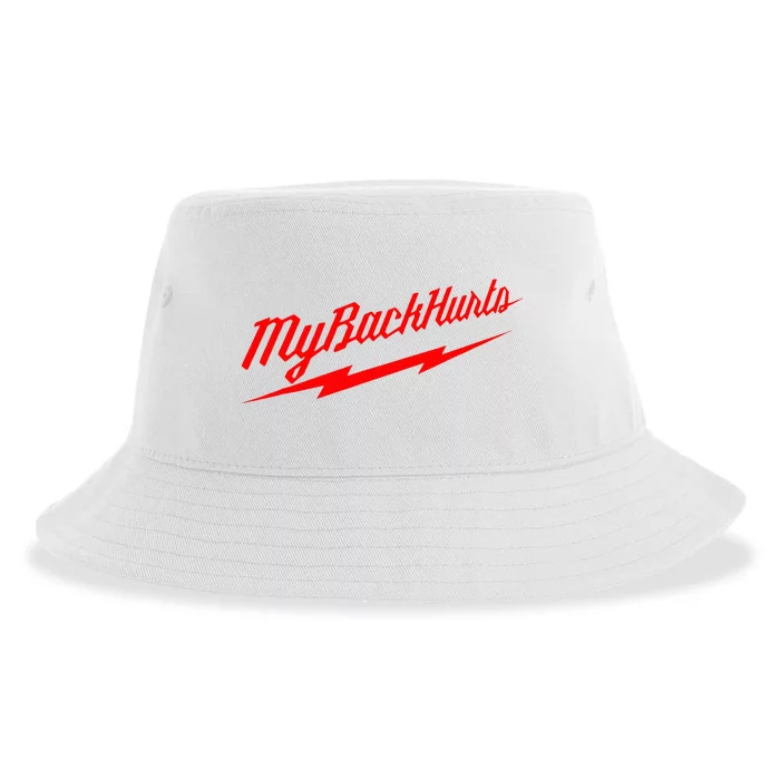 My Back Hurts Sustainable Bucket Hat