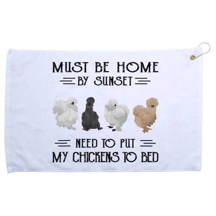 Must Be Home By Sunset Grommeted Golf Towel