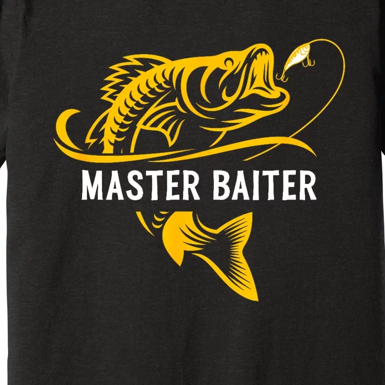 Master Baiter Hoocker Funny Fishing Gift Premium T-Shirt