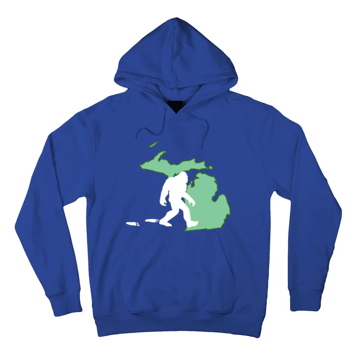 Michigan Bigfoot Hunter State Gift Hoodie