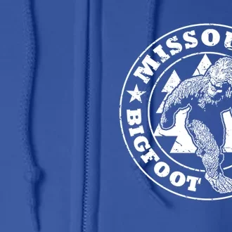 Missouri Bigfoot Hunter Believe State Pride Gift Full Zip Hoodie