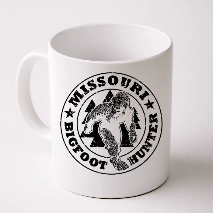 Missouri Bigfoot Hunter Believe State Pride Gift Front & Back Coffee Mug