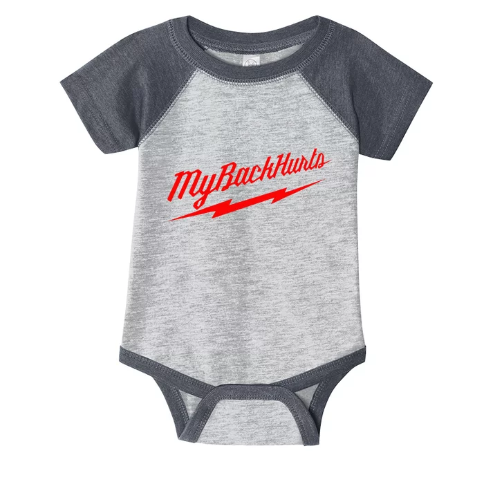 My Back Hurts Infant Baby Jersey Bodysuit