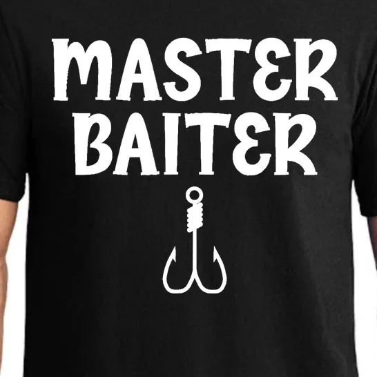 Master Baiter Humor Joke Tee for Fishing Lovers Pajama Set