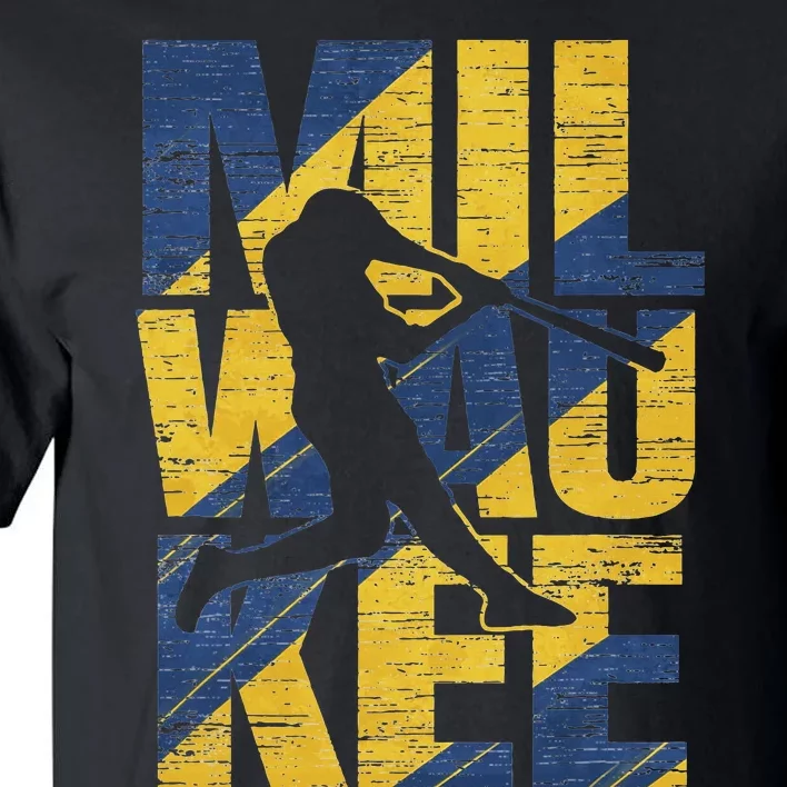 Milwaukee Baseball Home Run Tall T-Shirt