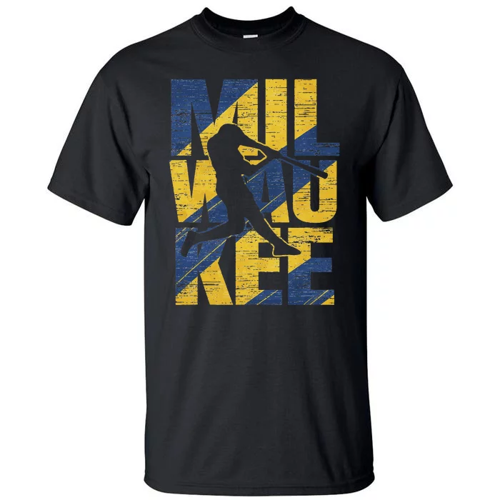 Milwaukee Baseball Home Run Tall T-Shirt