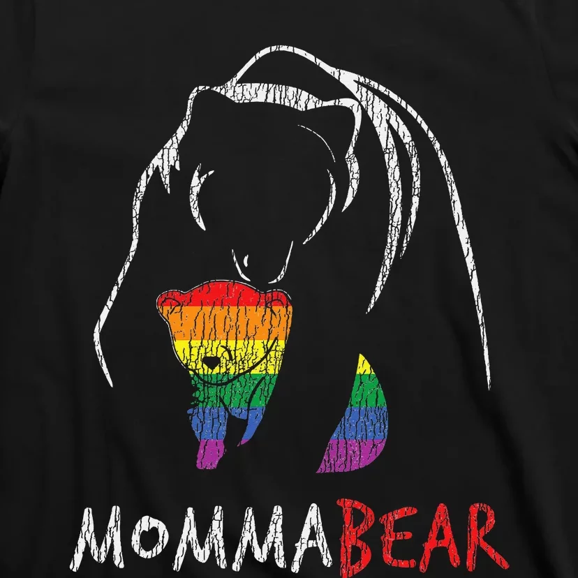 Mama Bear Hug Love Support Parent Pride Lgbt T-Shirt