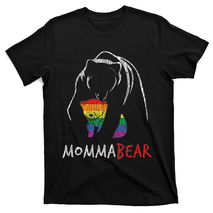 Mama Bear Hug Love Support Parent Pride Lgbt T-Shirt