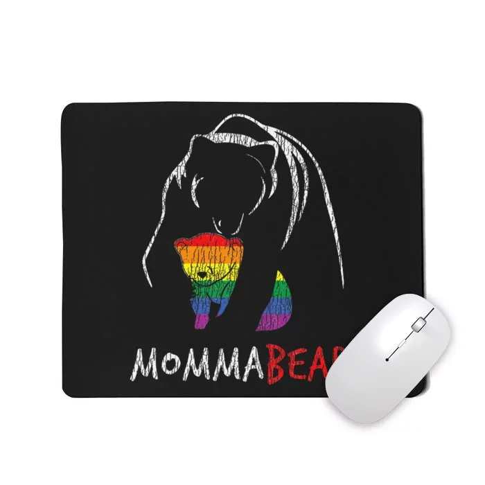 Mama Bear Hug Love Support Parent Pride Lgbt Mousepad