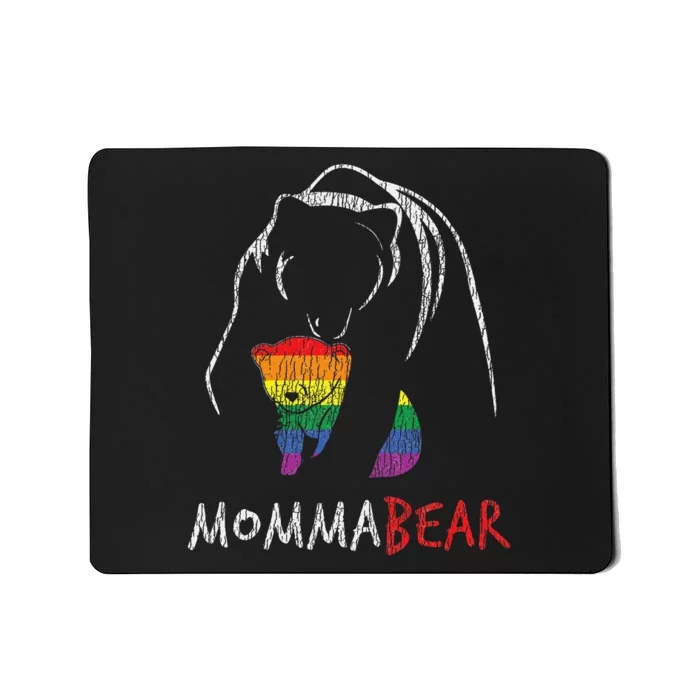 Mama Bear Hug Love Support Parent Pride Lgbt Mousepad