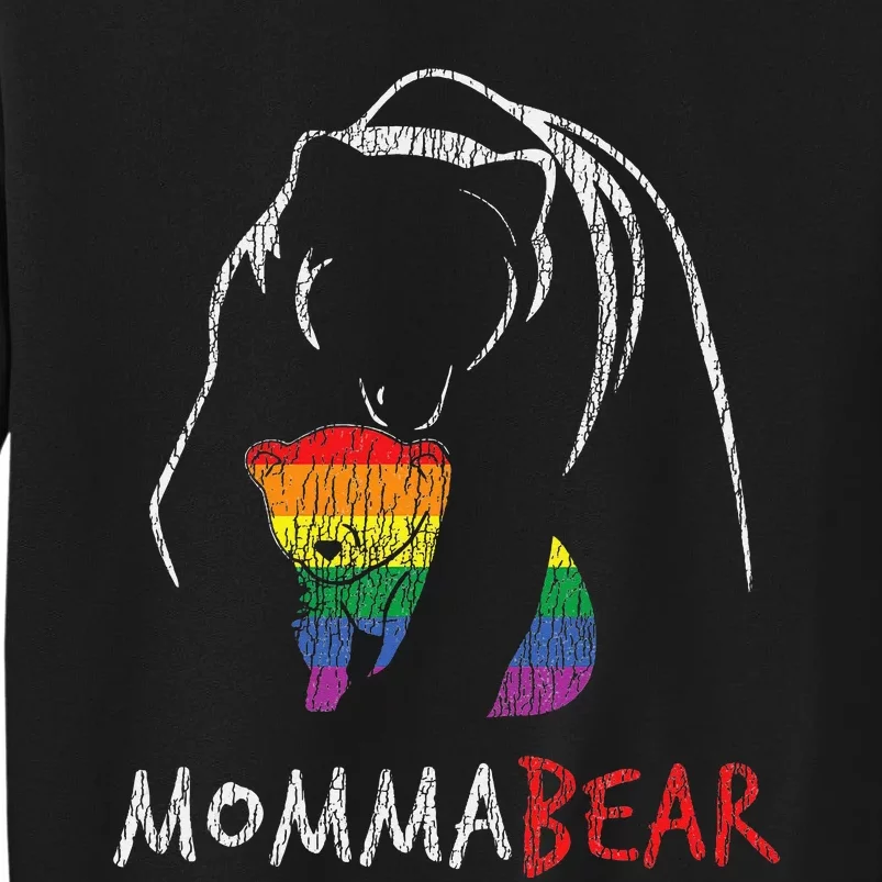 Mama Bear Hug Love Support Parent Pride Lgbt Tall Sweatshirt